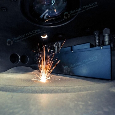 Прототип высококачественной 3D-печати из алюминия 6061 металла, используемый для транспортного средства